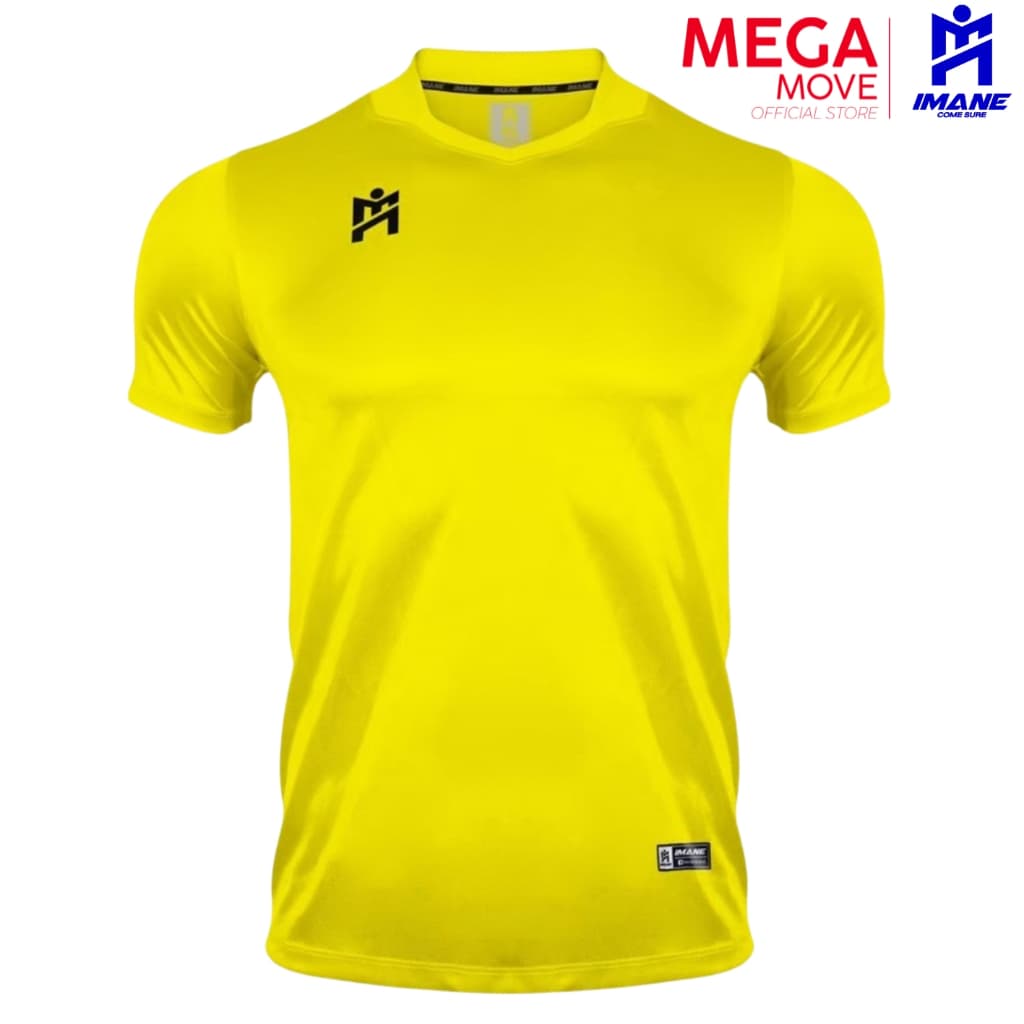 IMANE เสื้อฟุตบอลคอวี เบสิค รุ่น PREMEIRO II โลโก้ 3D Transfer ลายไม้ สีล้วน ผ้าเงา รหัส IMA1006 รูปที่ 8