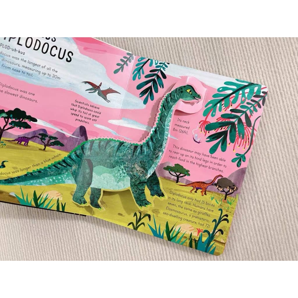 หนังสือชุด Curious Kids หนังสือนิทานเสริมความรู้ภาษาอังกฤษแบบ Pop-up – ไดโนเสาร์ อวกาศ ทะเล แมลง รูปที่ 9