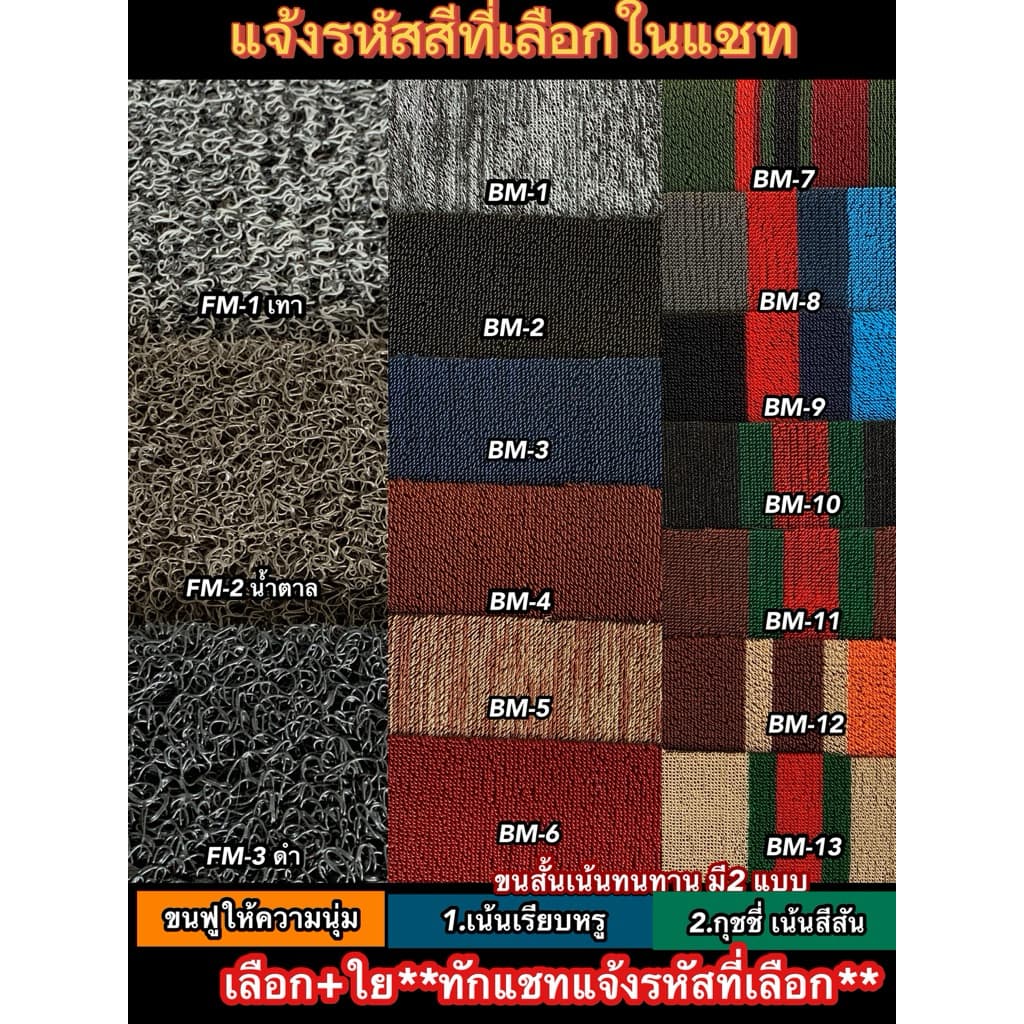 ใยดักฝุ่น เสริมบนพรม 6 d ตัดเข้ารูป เฉพาะรุ่นรถ (***สำคัญมาก ทักแชท แจ้งรุ่นรถ,ปีรถ,สีพรม6D ในรถ ก่อนกดสั่งซื้อ***) รูปที่ 1