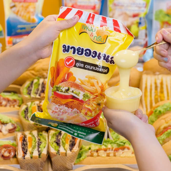 ยกลัง 10ถุง มายองเนส F&G สูตรอเนกประสงค์ 800 กรัม มายองเนสทำแซนวิช น้ำสลัด สำเร็จรูป มายองเนสสลัด รูปที่ 4