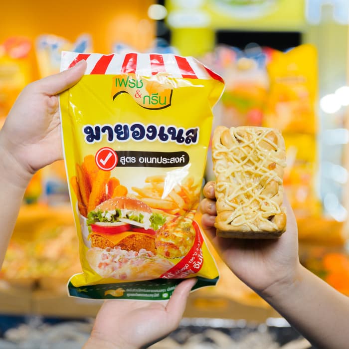 ยกลัง 10ถุง มายองเนส F&G สูตรอเนกประสงค์ 800 กรัม มายองเนสทำแซนวิช น้ำสลัด สำเร็จรูป มายองเนสสลัด รูปที่ 3