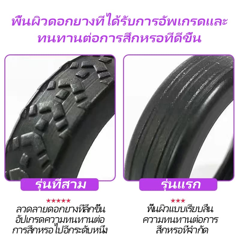 ปลอกซิลิโคน ป้องกันล้อกระเป๋าเดินทาง กันเสียงรบกวน แบบพกพา 8 ชิ้น รูปที่ 8