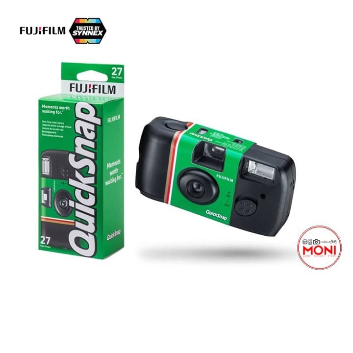 Fujifilm QuickSnap Vertical Flash 400 Camera กล้องฟิล์มแบบใช้ครั้งเดียว ถ่ายภาพได้ 27 ภาพ