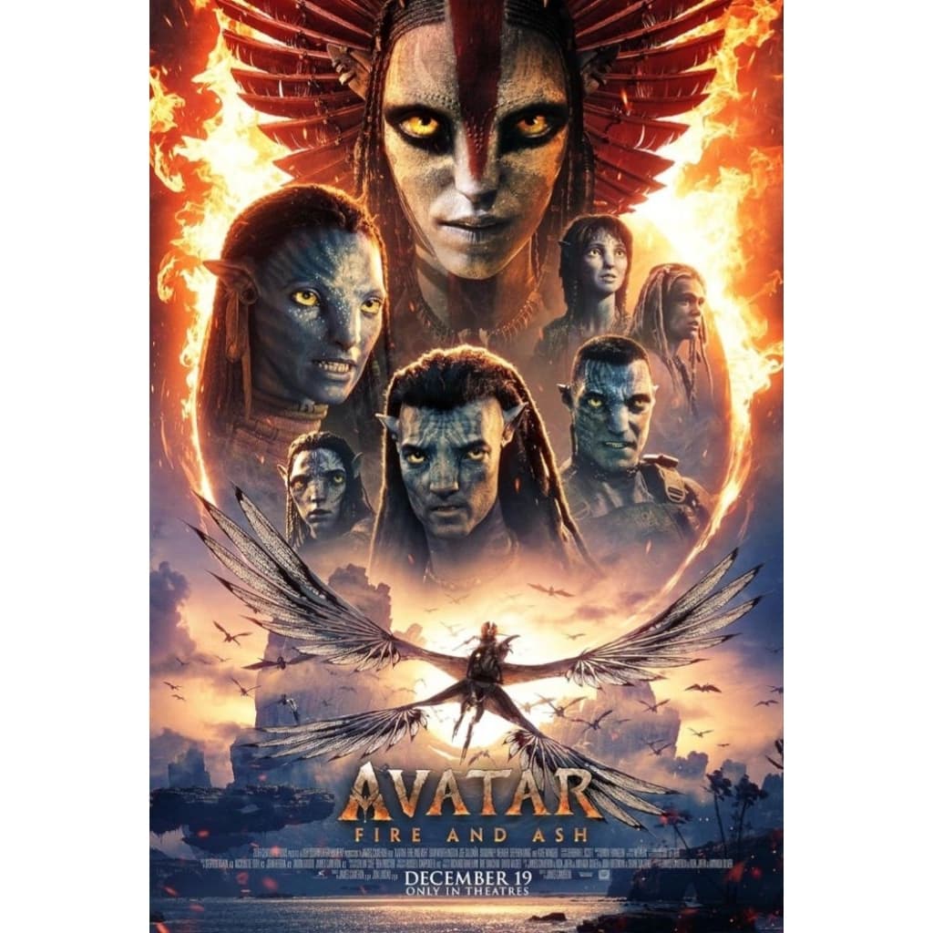 ของสะสมสำหรับเครื่องBlu-ray+DVD ปก+สกรีนแผ่น Avatar Fire and Ash (2025) อวตาร อัคนีและธุลีดิน มาสเตอร์100%