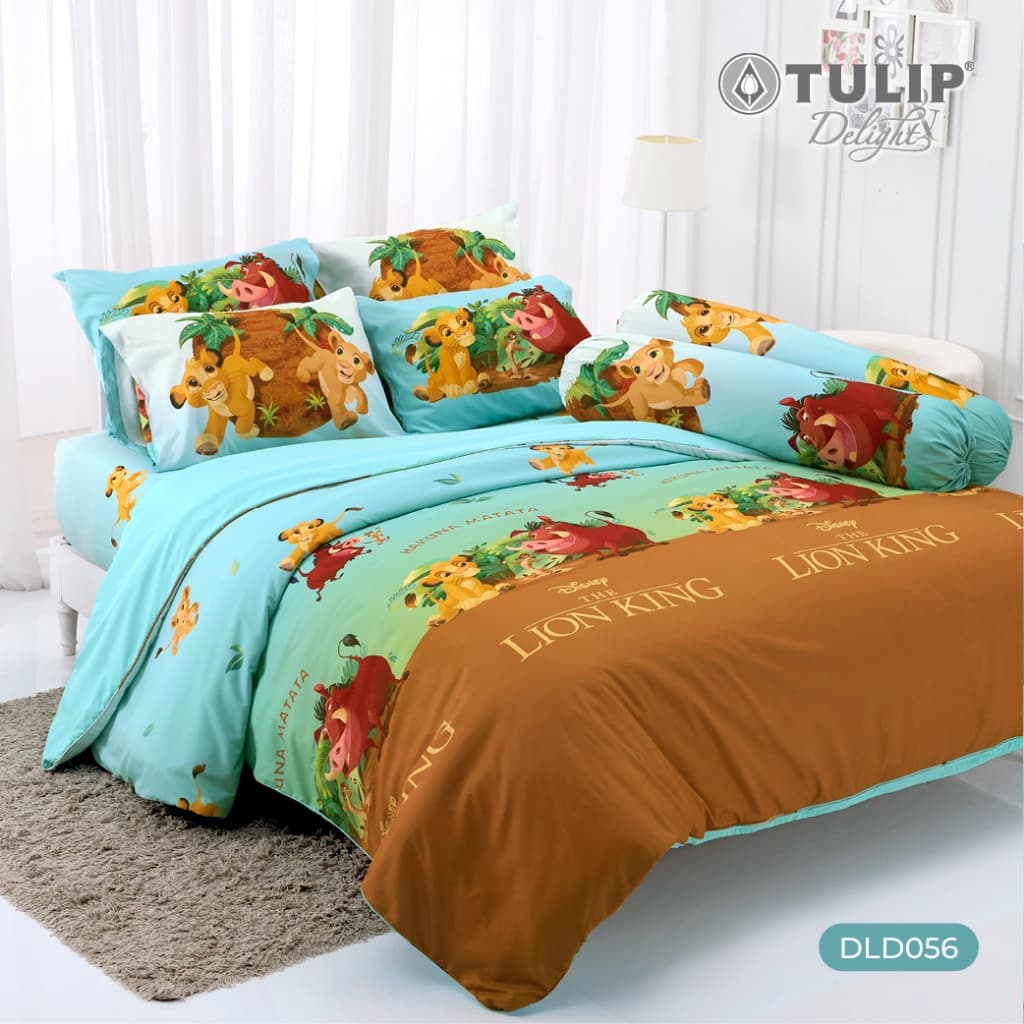 TULIP Delight ชุดผ้าปูที่นอน เดอะ ไลออน คิง ลิขสิทธ์แท้ดิสนีย์ Disney The Lion King DLD056 ผ้าห่ม ผ้านวม ผ้าปูที่นอน รูปที่ 1