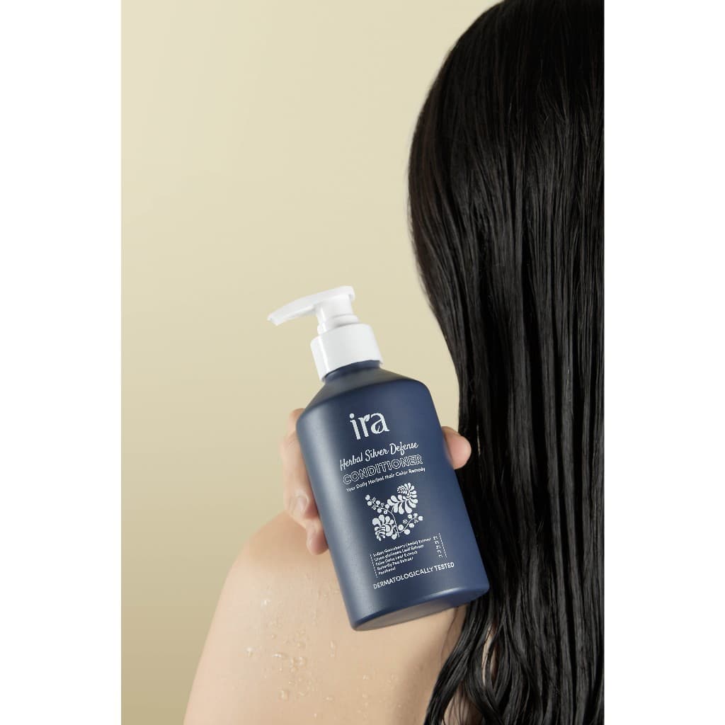 Ira Herbal Silver Defense Conditioner ครีมนวด ชะลอผมหงอก 250ml รูปที่ 7