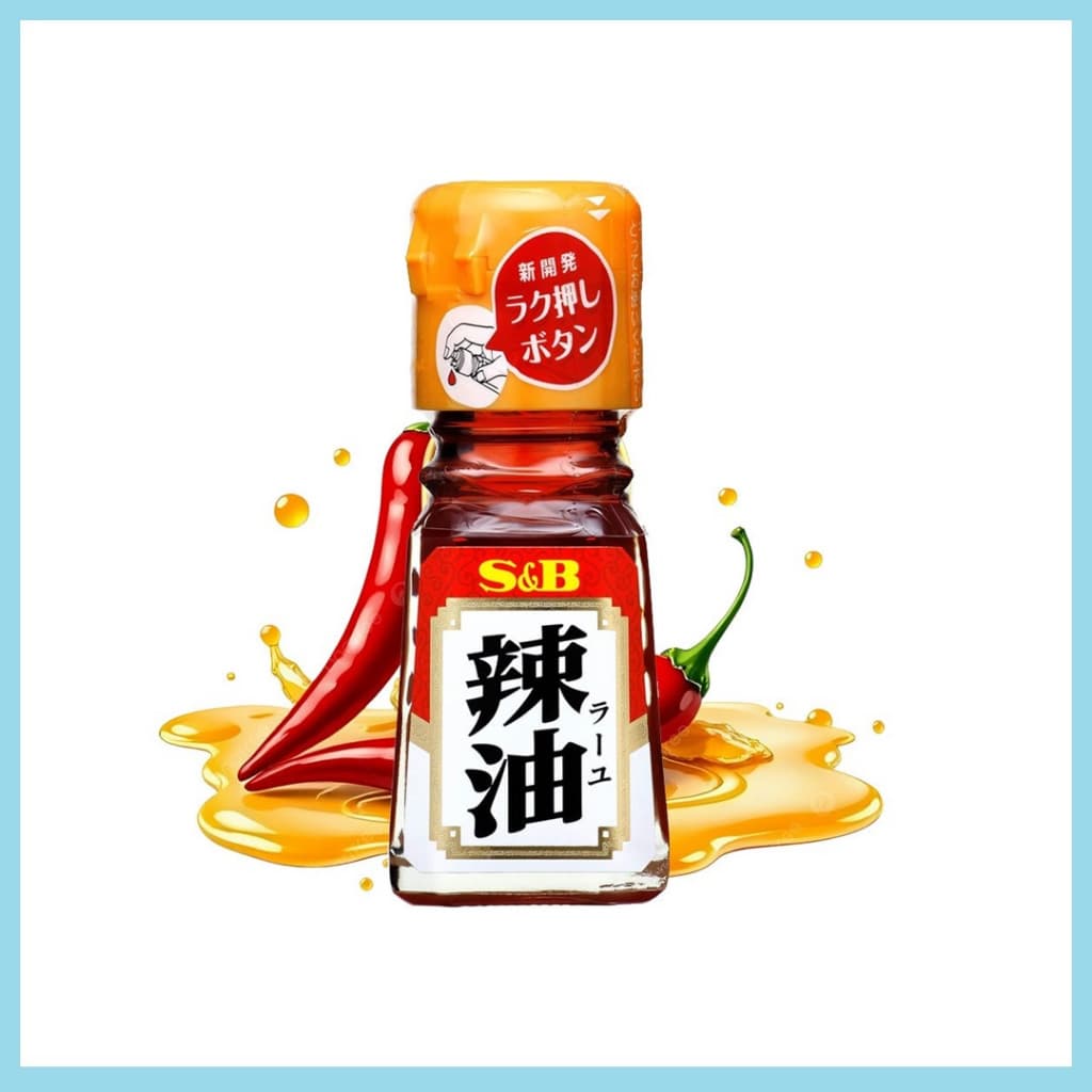 S&B Layu Chili Oil น้ำมันงาพริกผสมพริกบด จากญี่ปุ่น รูปที่ 1