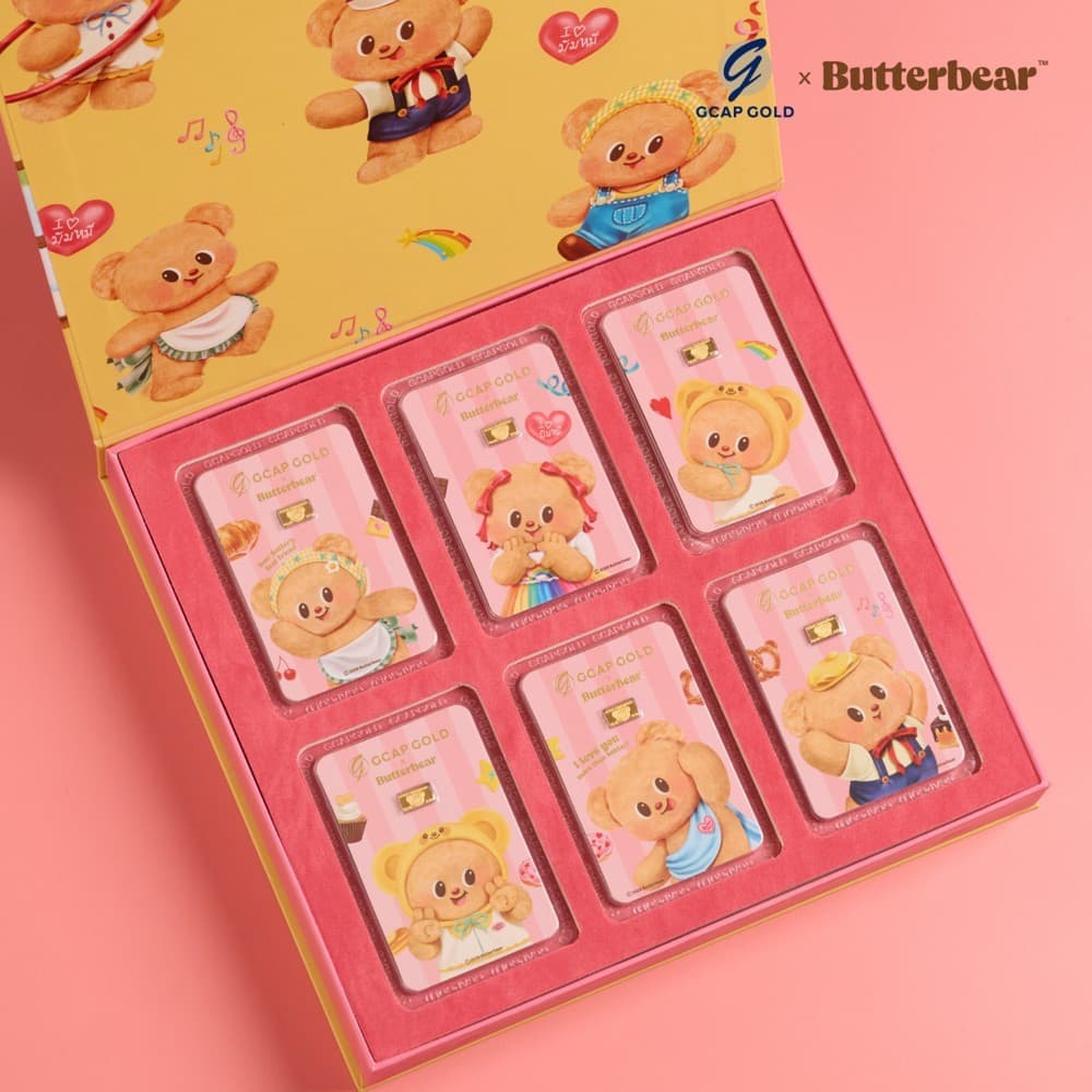 GCAP x ButterBear Box Set Sweet Moments Collection 96.50% น้ำหนัก 0.1 กรัม รูปที่ 2