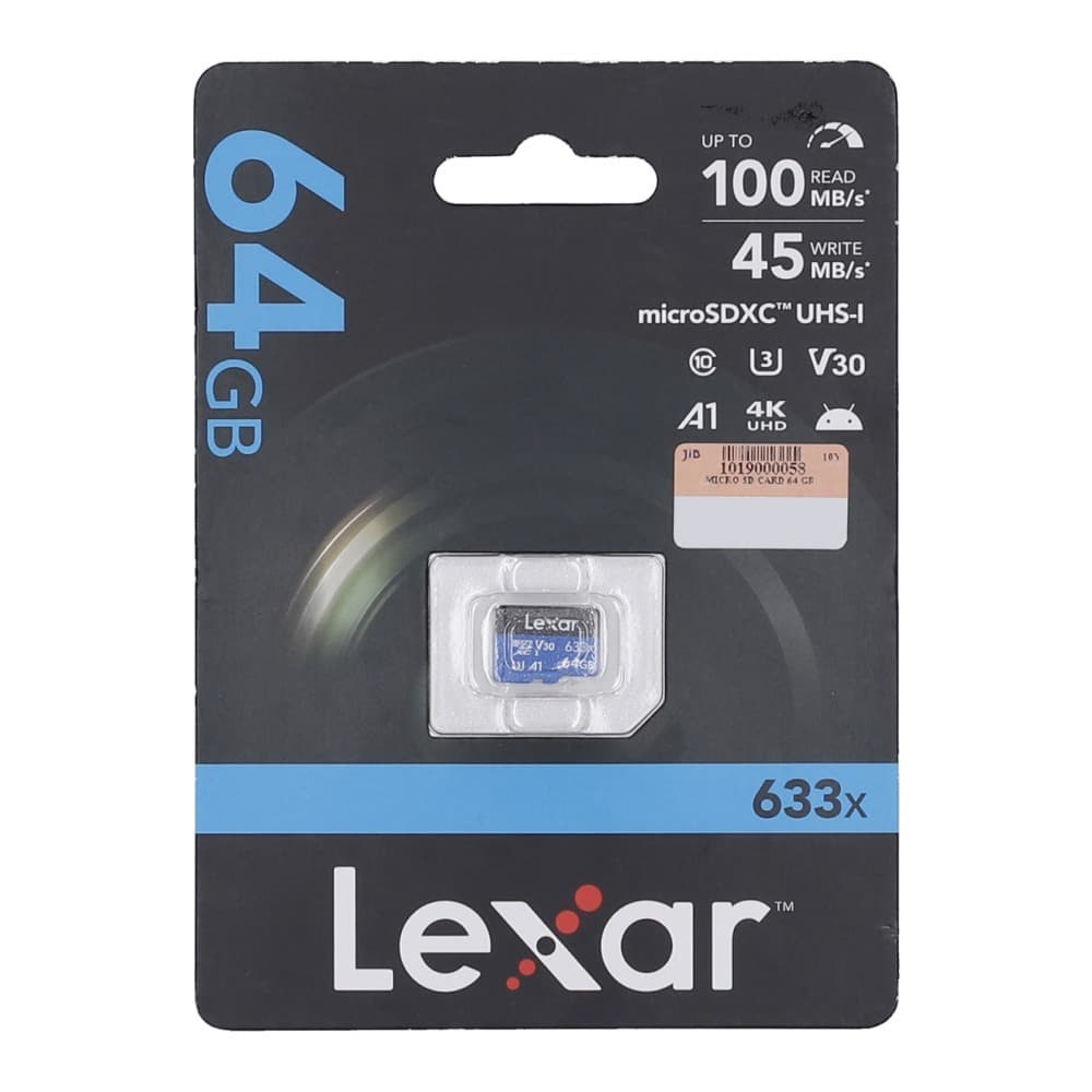 64 GB MICRO SD CARD LEXAR HIGH-PERFORMANCE 633X BLUE SERIES รูปที่ 4
