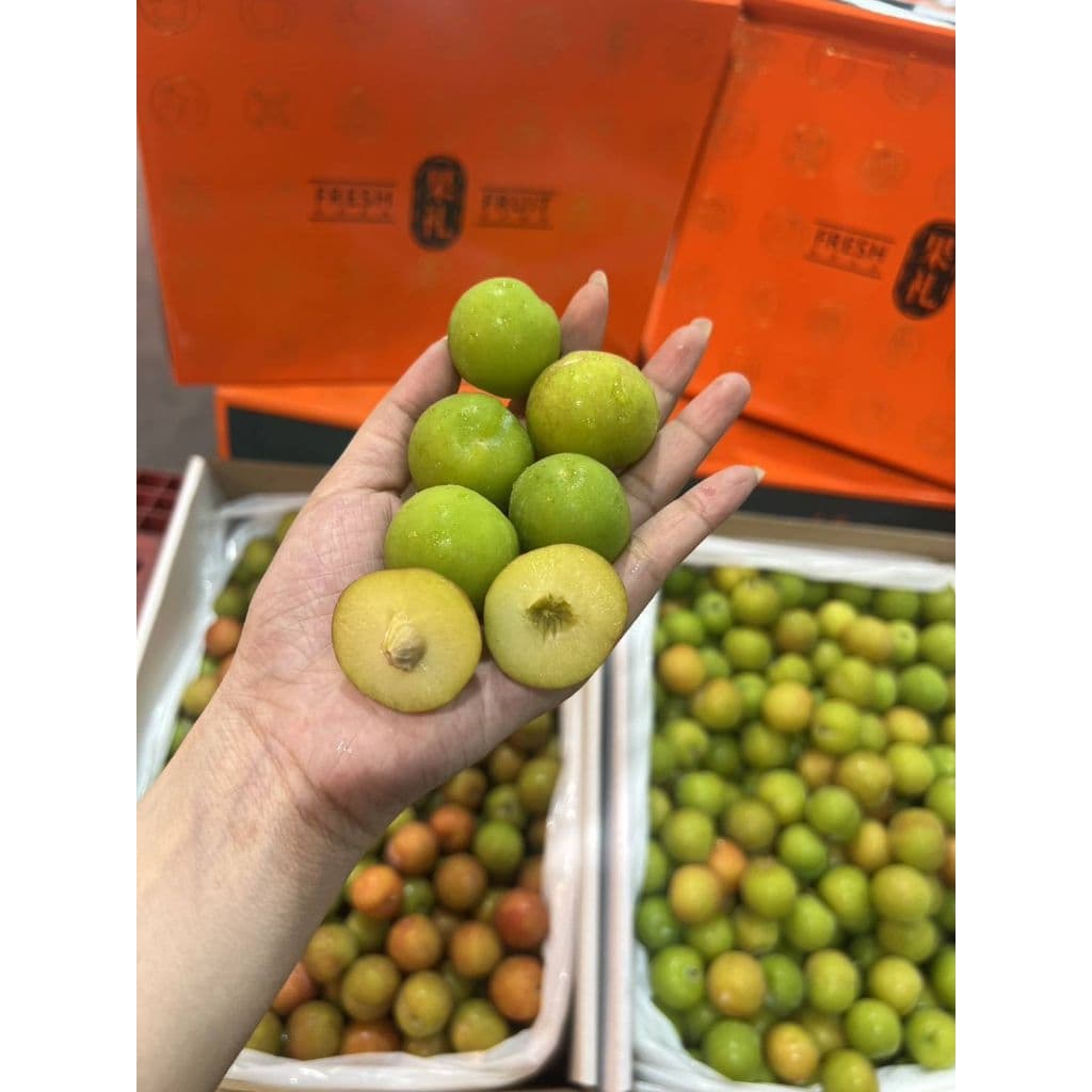 ลูกไหนเขียวสด นำเข้า 1 กล่อง 500 g. สด ใหม่ น่ารับประทาน จัดส่งตามสีเข้าใหม่คะ*** รูปที่ 6