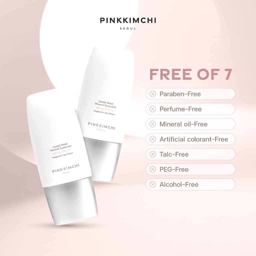Pinkkimchi Gentle Moist Mineral Sunscreen SPF50+ PA++++ 40 ML รูปที่ 4