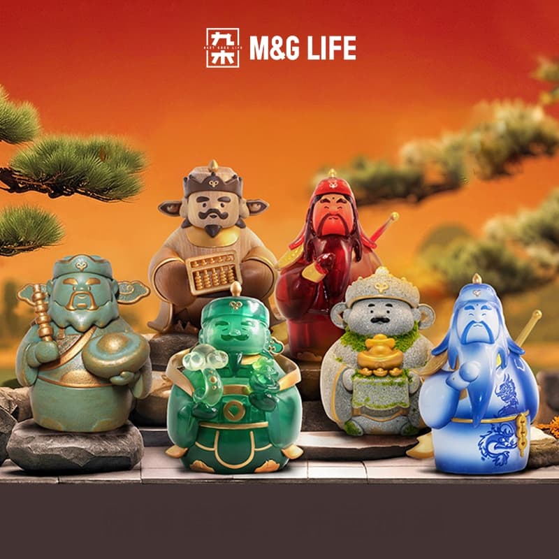 M&G LIFE The Five-Way God of Wealth Praying for Good Luck Blind Box Desktop Ornaments รูปที่ 1