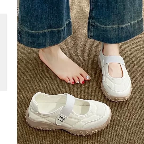 จัดส่งจากกรุงเทพฯ - รองเท้ากีฬาผู้หญิง รองเท้าแตะผู้หญิงระบายอากาศ รองเท้าลำลองทรงแมรี่เจน รายละเอียดสินค้า รูปที่ 8