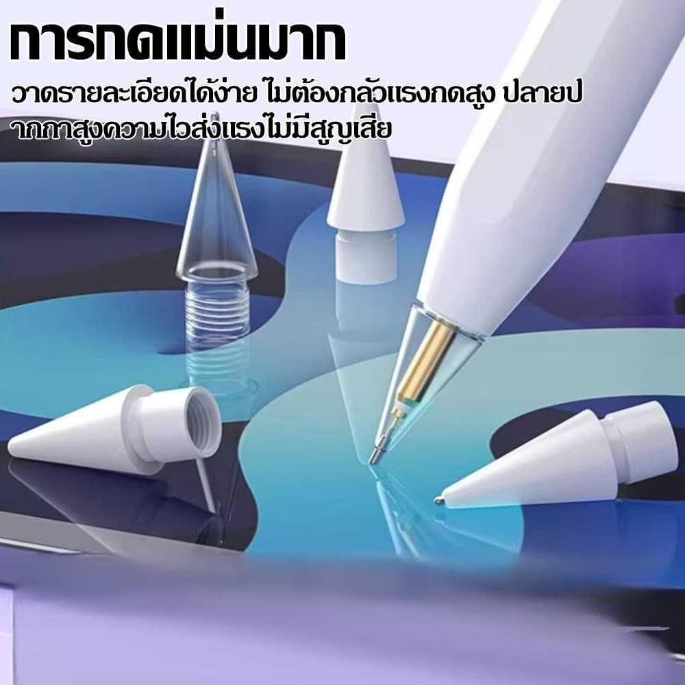 NEODIGI เคล็ดลับทดแทน 6 เท่าสําหรับ Pencil 1/2/3/Pro กล่อง Mini พร้อมปลายปากกานุ่มบาง สำหรับ Pad Pro/Air รูปที่ 5