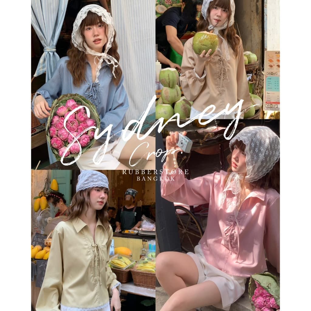Rubberstore - Sydney Crop เสื้อแขนยาว รูปที่ 1