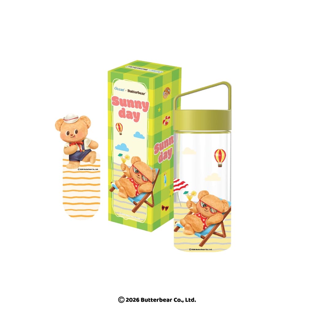 ขวดน้ำ BUTTERBEAR ACID GREEN BOTTLE 380 ML. รูปที่ 6