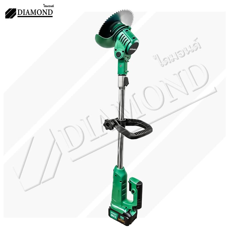 Diamond เครื่องตัดหญ้าไฟฟ้าไร้สาย กำลังไฟ3900W น้ำหนักเบา แรงดี ฟรี: กรรไกรตัดหญ้า รูปที่ 2