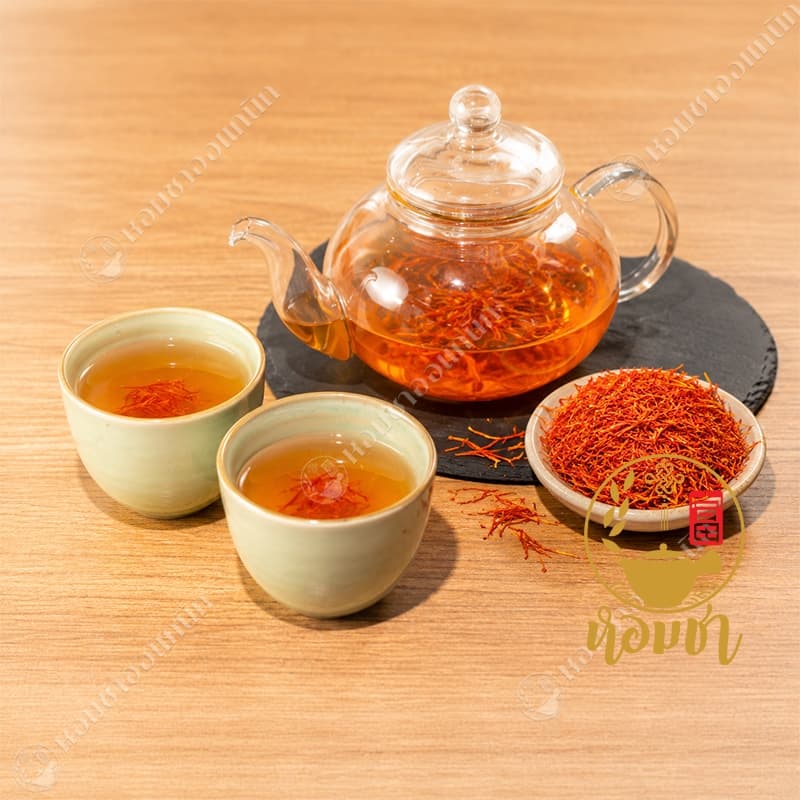 ดอกคำฝอยอบแห้ง ชาดอกคำฝอย เกรดพรีเมี่ยม หงฮวา อั่งฮวย 红花 Dried Safflower Tea รูปที่ 2