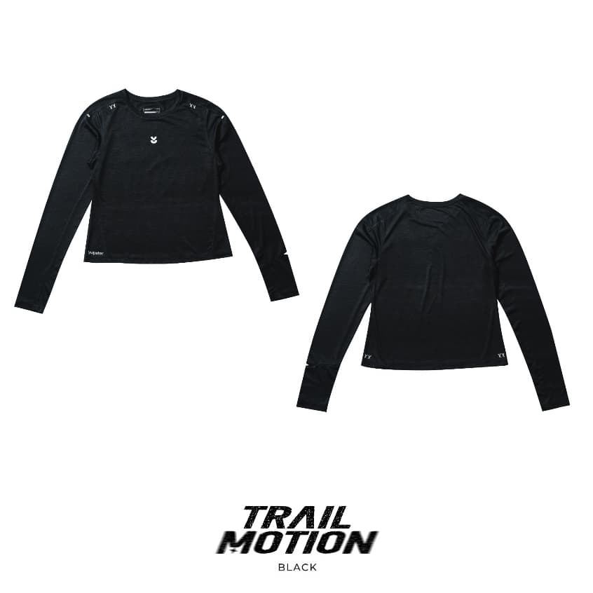 yupster Women's TRAIL MOTION Running Long Sleeves เสื้อวิ่งของผู้หญิง แขนยาว รุ่นเทรลโมชั่น รูปที่ 3