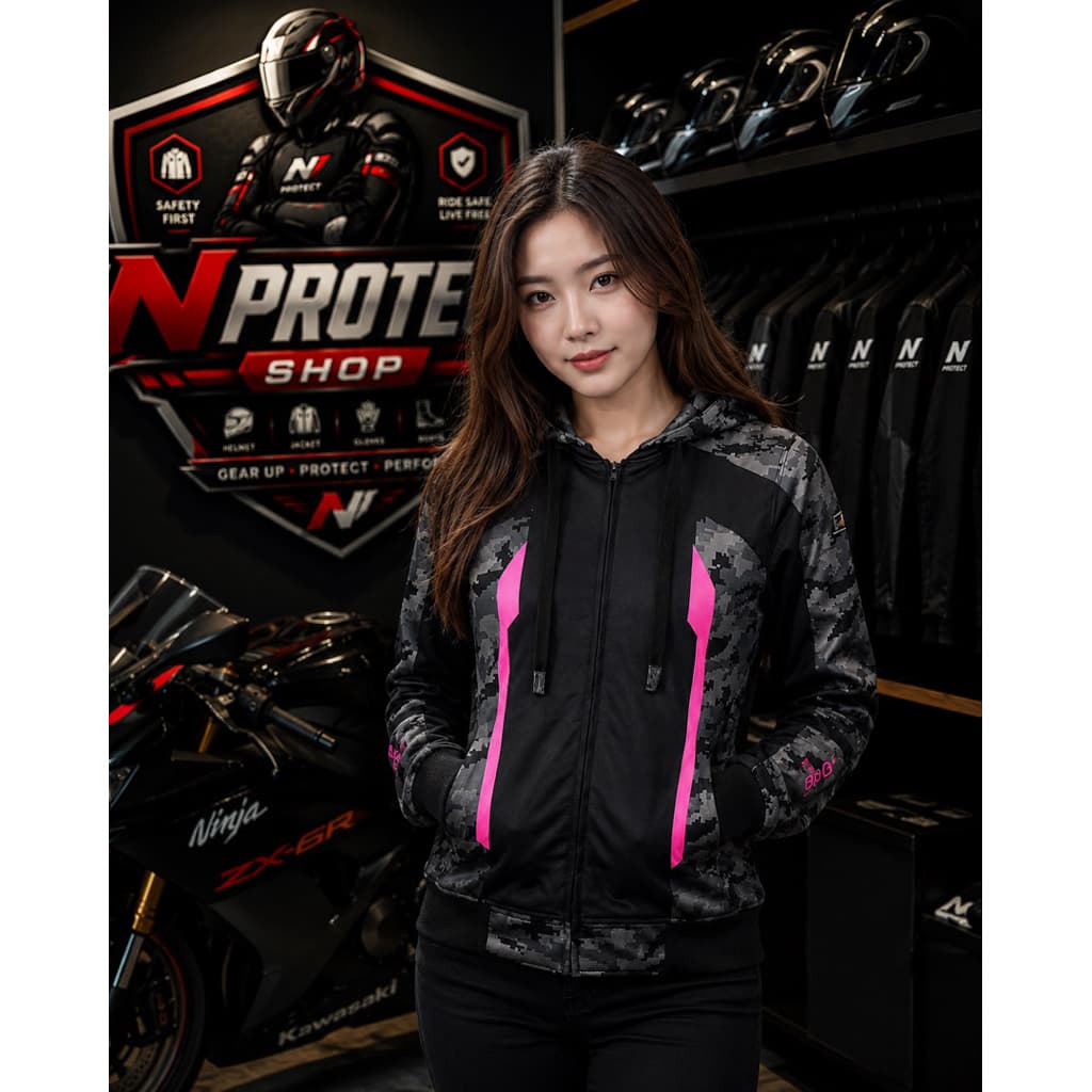 เสื้อการ์ดผู้หญิง G-MOTO LADYBIKE รุ่น Full Option รูปที่ 2