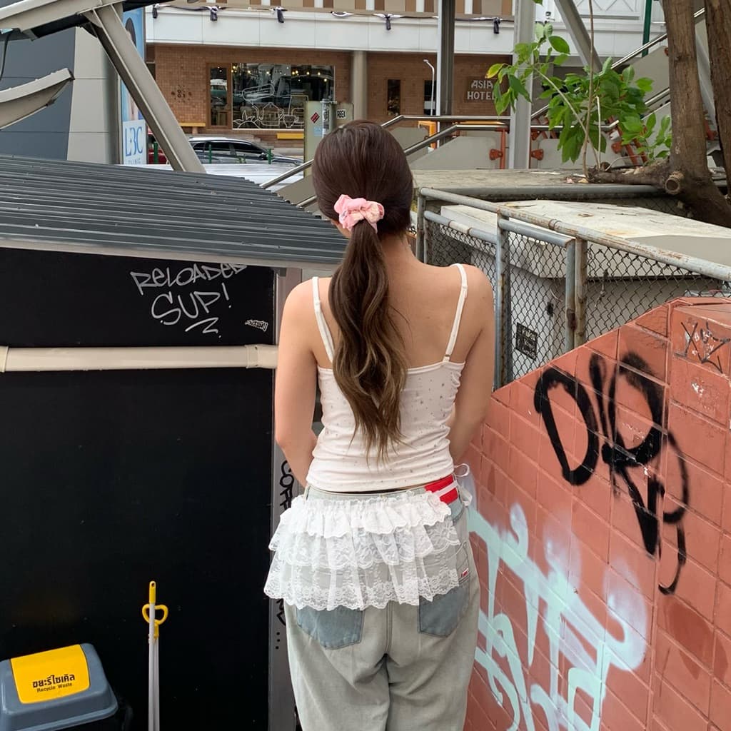 Cutie.Colors Yuna Cami เสื้อกล้ามกลิตเตอร์ รูปที่ 2