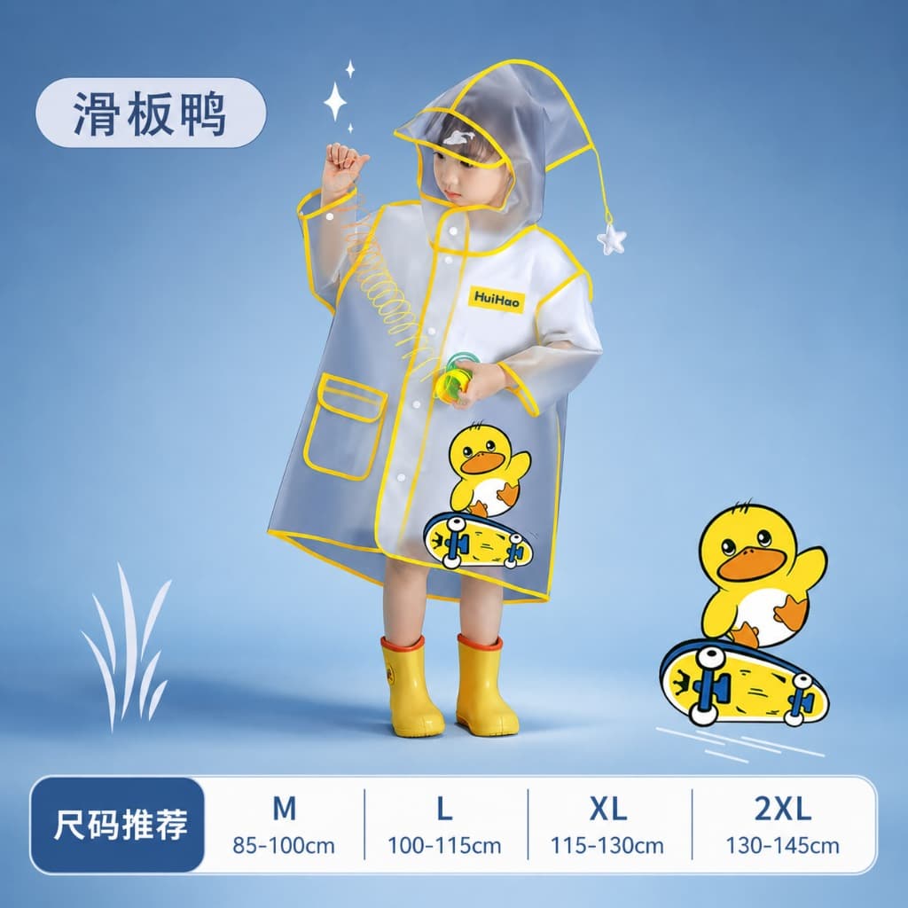 เสื้ิอกันฝนเด็ก ชุดกันฝนลายการ์ตูน มีหลายแบบให้เลือก ในไทย รูปที่ 3
