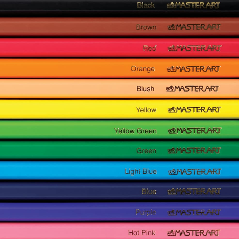 Master Art ดินสอสี สีไม้ 12 สี Refill & Mix Your Colours 12 แท่ง เลือกเองได้ รูปที่ 6