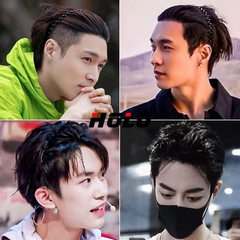 6PIECES/PACK แฟชั่น ความเรียบง่าย ที่คาดผม เหมาะสำหรับ ชาย ผู้หญิง ล่องหน ป้องกันการลื่นไถล ที่คาดผม กีฬาที่สะดวก /ล้างห รูปที่ 5