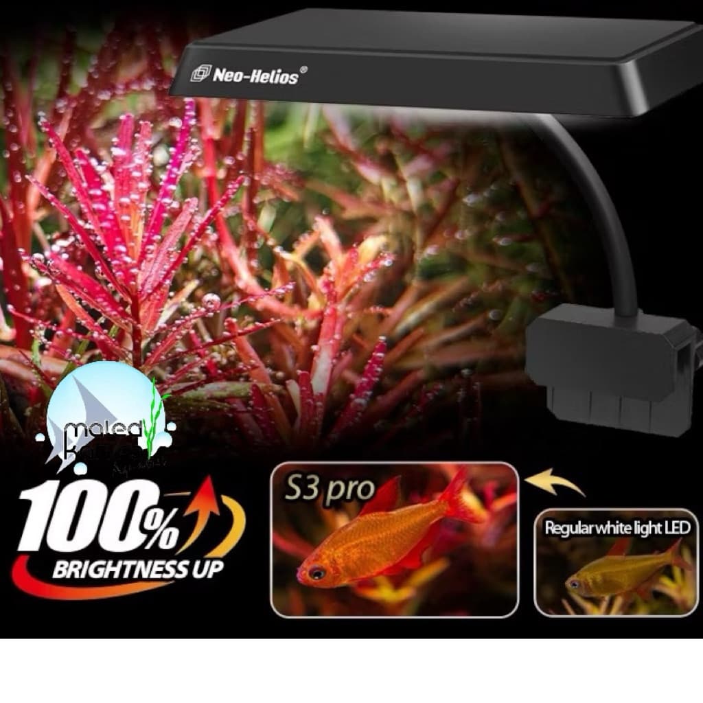 ไฟ LED หนีบ Neo Helios Flat S3 PRO PLUS + NANO 8 / 13 W natural / Algae blooming เลี้ยง ไม้น้ำ โคม เทรน รูปที่ 5