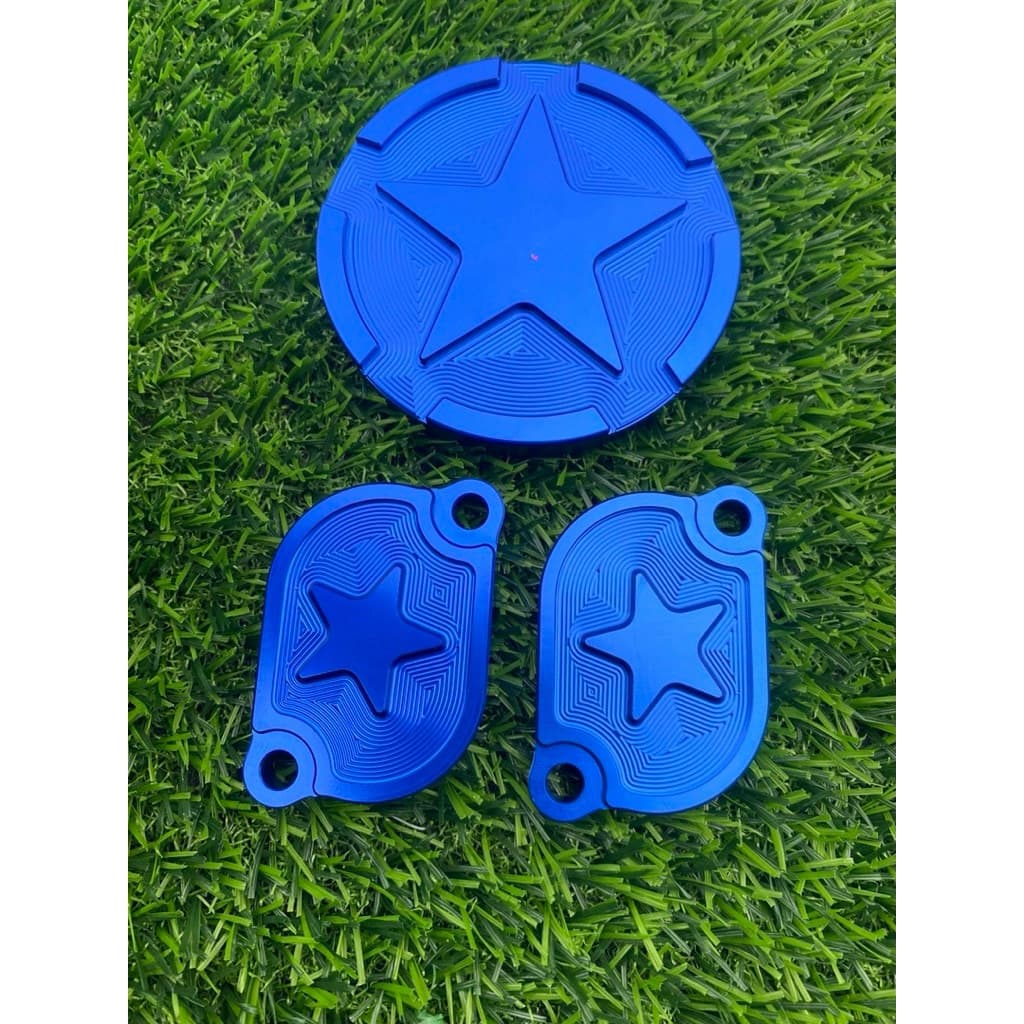 งานกัดลายสวยๆ แถมโอริงทุกชิ้น ฝาวาล์ว ฝาแคม CNC W125S R i มิเนียม ไดร์สี เวฟ125 มั้งกี้ 2วาว คุณภาพสูง ทนทาน รูปที่ 7