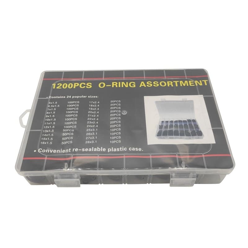 ชุดโอริงยางบิวทิล 1200 ชิ้น กันน้ำ ทนความร้อนสูง ซีลน้ำมัน O Ring Kit Rubber Seal Assortment รูปที่ 6