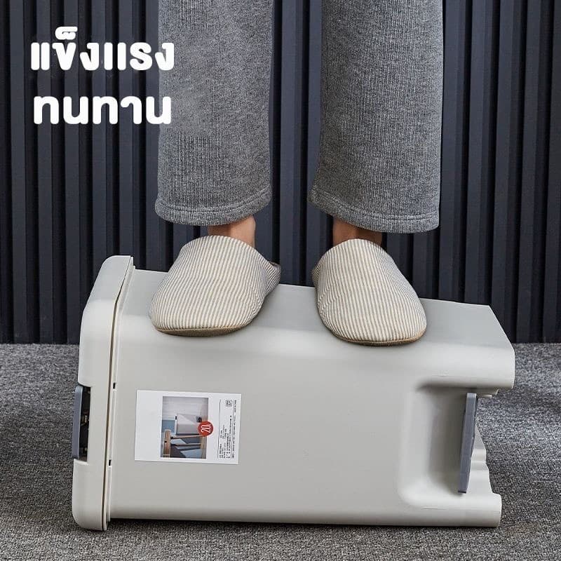 ถังขยะพลาสติก ถังขยะ 6.5L/8L/10L/15L/20Lวัสดุ PP ถังขยะใหญ่ งขยะ แบบเปิดมือ-เปิดเท้าพลาสติกเหนียว กันกลิ่นดี รูปที่ 7