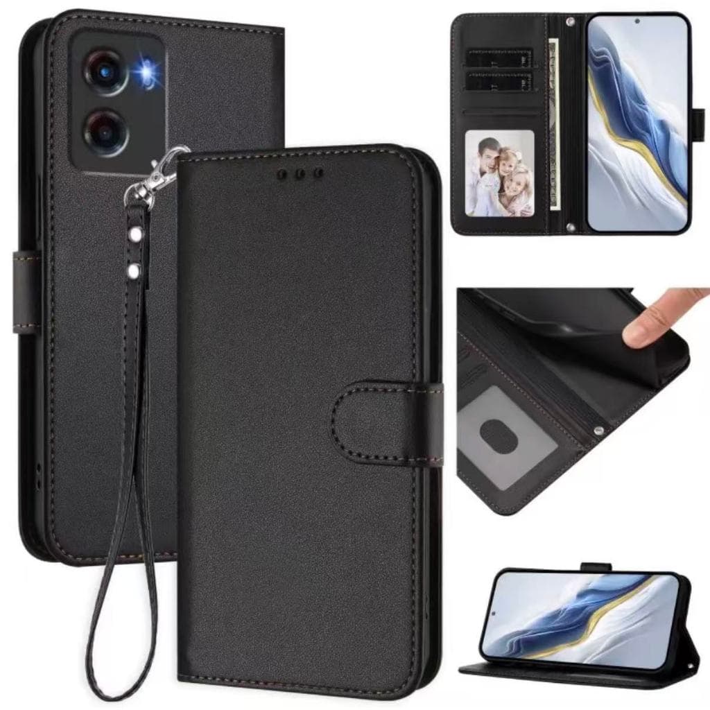 เคสฝาพับหนัง ล็อคได้ สำหรับ Vivo Y01 Y01A Y15S เคสกันกระแทกฝาพับ พร้อมช่องใส่บัตร รูปที่ 1
