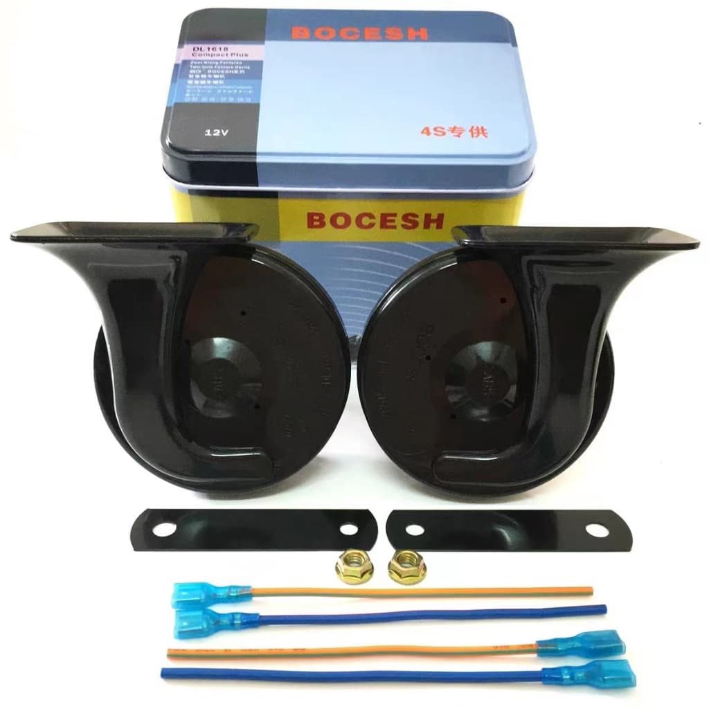 แตรหอยโข่ง BSEOCH แท้100% เสียงรถเบนซ์ 115db รุ่น BS-138-02 สีดำ 12V รูปที่ 9