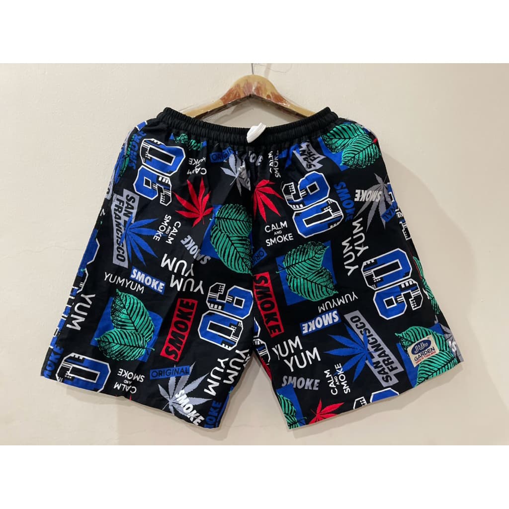 กางเกงขาสั้นเจเจ % ลายกัญชากระท่อมมาใหม่ครบไซร์ กสิ่งM L XL รูปที่ 6