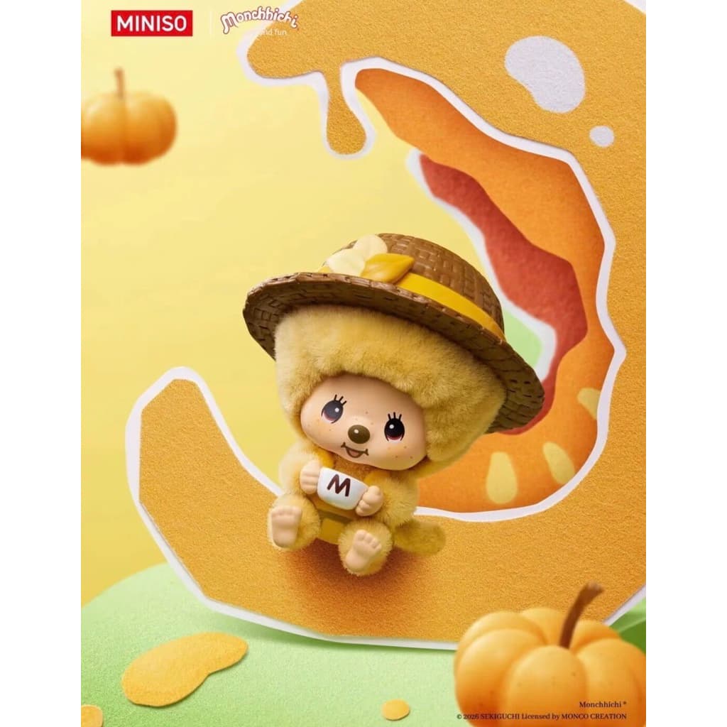 Monchhichi Classic Coffee Farm Series Plush Pendant Blind Box รูปที่ 6