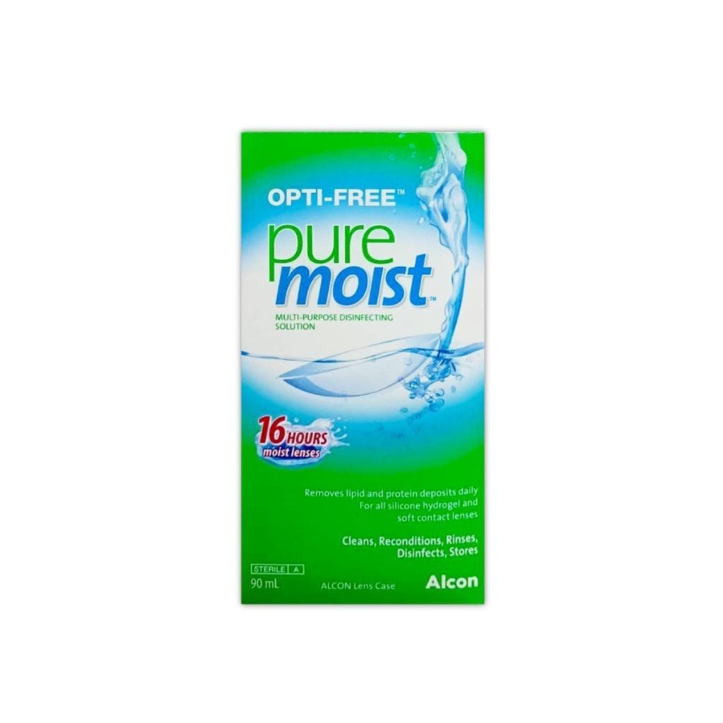 Exp 10/26 Opti-Free Pure Moist 90ml. น้ำยาล้างคอนแทคเลนส์ สูตรลดอาการตาแห้ง รูปที่ 1