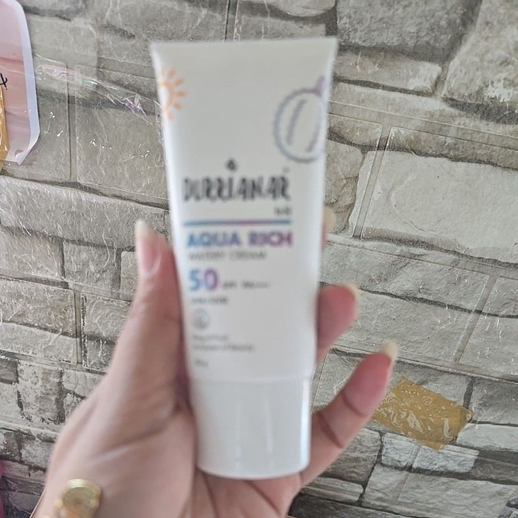 ครีมกันแดดสูตรแตกตัวเป็นน้ำ Durrianar aqua rich SPF50 PA++++ ขนาด 50 กรัม##งานไม่มีกล่อง## รูปที่ 3