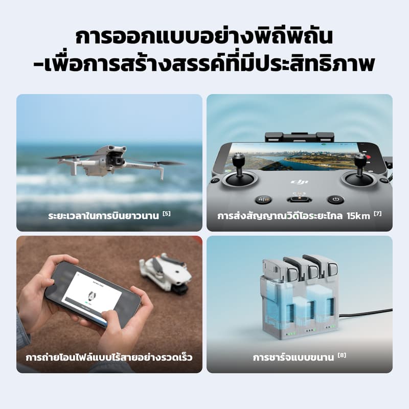 DJI Lito 1 - Camera Drone | โดรนกล้องพรีเมียม | วิดีโอ 4K ภาพนิ่ง 8K | ActiveTrack รูปที่ 6