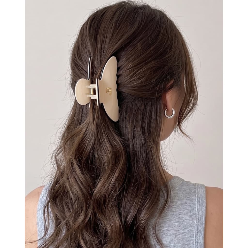 Tabby Loon Biscuit Classy Hair Claw Free Box วัสดุพรีเมียม Acetate รูปที่ 8