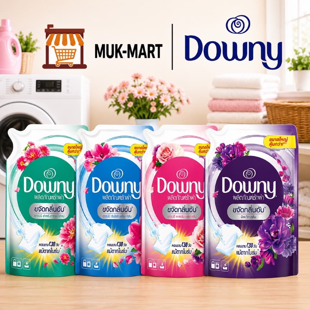 Downy น้ำยาซักผ้า 1100ML Sunrise Fresh | Garden Bloom | Mystique | Indoor Dry รูปที่ 1