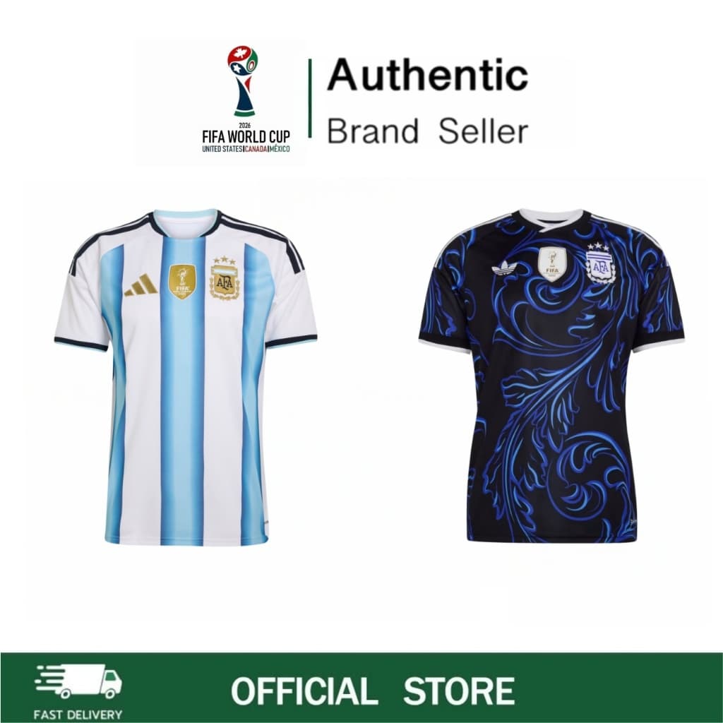 adidas Argentina 26 Home Away Authentic Jersey เสื้อฟุตบอล รูปที่ 1