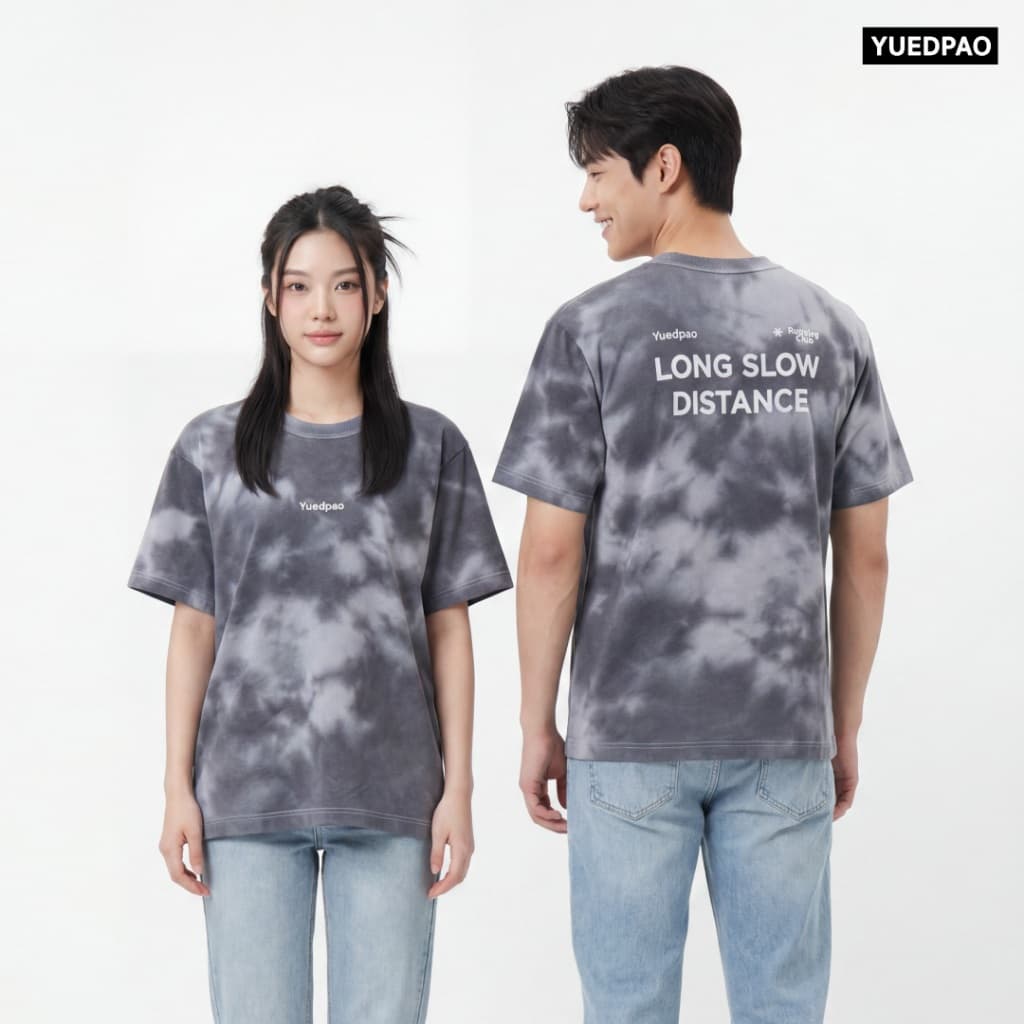 Yuedpao Sportswear 2026 - Tie Dye Running Shirts เสื้อออกกำลังกาย ลายมัดย้อม เสื้อวิ่ง เสื้อกีฬา ระบายอากาศ รูปที่ 3