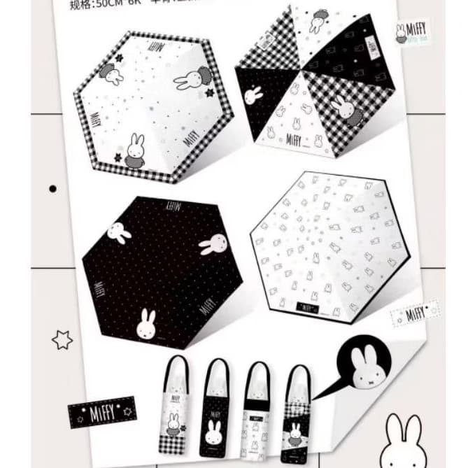 ร่มกางมือ แบบ 5 ตอน Sanrio สินค้าลิขสิทธิ์แท้ มีเคลือบกัน UV กันแดดกันฝน ขนาดเล็ก น้ำหนักเบา ราคา 329 บาท รูปที่ 5