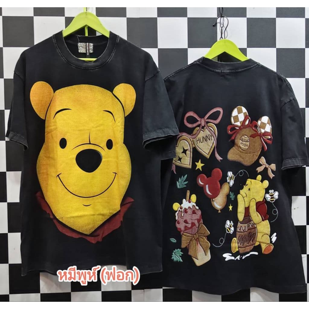 #Thamika Shop ตะกร้า 2 ลายใหม่ล่าสุด #เสื้อยืด Oversize ป้ายต่างๆร้าน Club cotton Bkk. รูปที่ 6