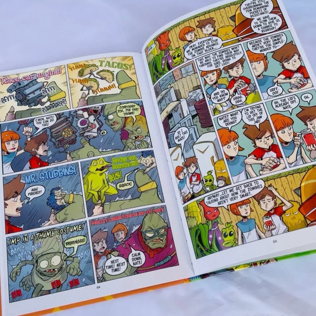ชุดหนังสือการ์ตูน Plants vs. Zombies: สนุก ปลูกฝังนิสัยรักการอ่าน และยังช่วยกระตุ้นความคิดสร้างสรรค์! รูปที่ 9