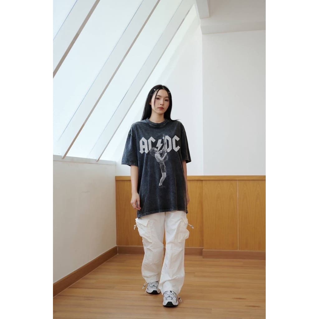 STF_SHOเสื้อยืดผ้าวินเทจ Oversize พิมลายหน้า-หลัง หลากหลาย สกรีนสวยทุกรุ่น งานUnisex ใส่ได้ทั้งหญิง-ชาย รูปที่ 3