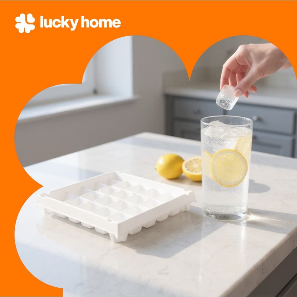 LUCKY HOME ถาดทำน้ำแข็ง 35 ช่อง K-035 ขนาด: 20 x 25.2 x 3.8 cm รูปที่ 4