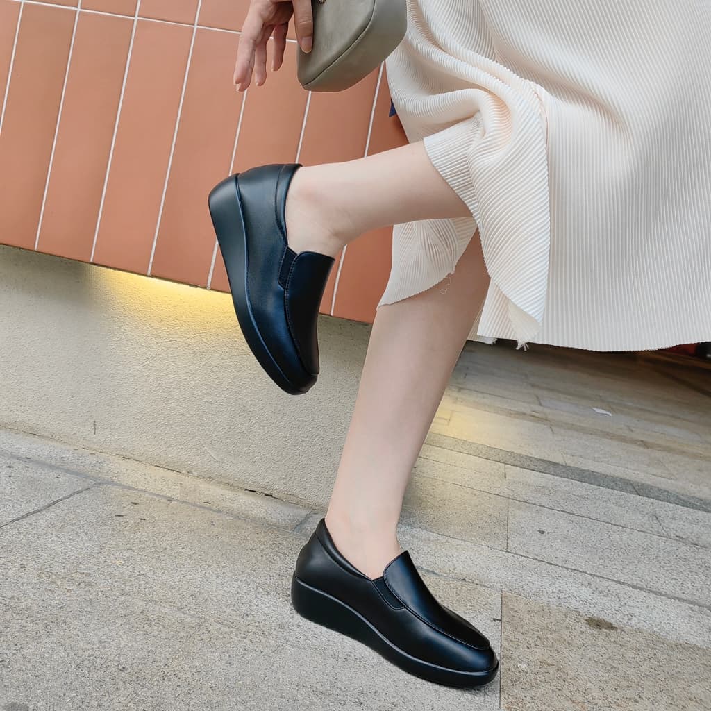 Pop Shoes รองเท้าที่สวมใส่สบาย ความสูง 1.5 นิ่ว นุ่ม ยืนนาน เดินนาน รูปที่ 4