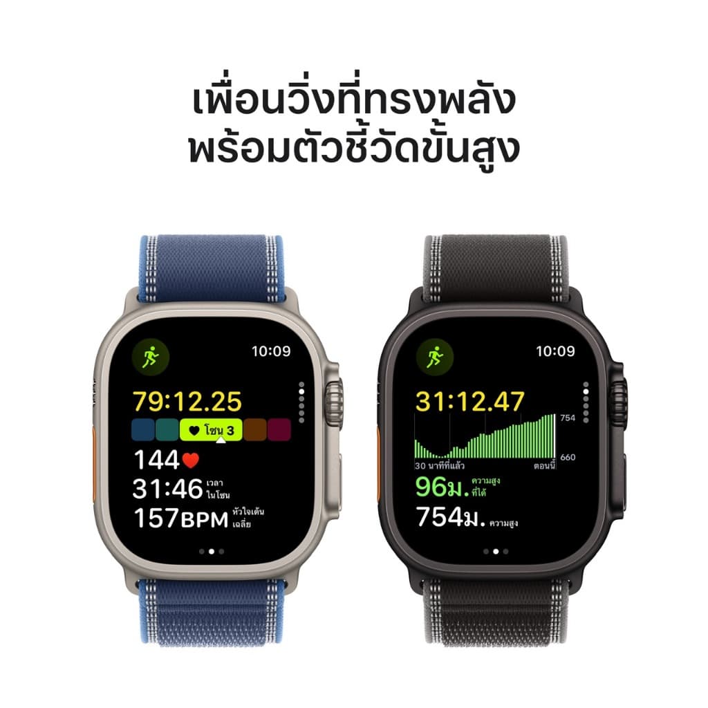 Apple Watch Ultra 3 GPS+Cellular Titanium Case สาย Ocean Band I iStudio by SPVi รูปที่ 4